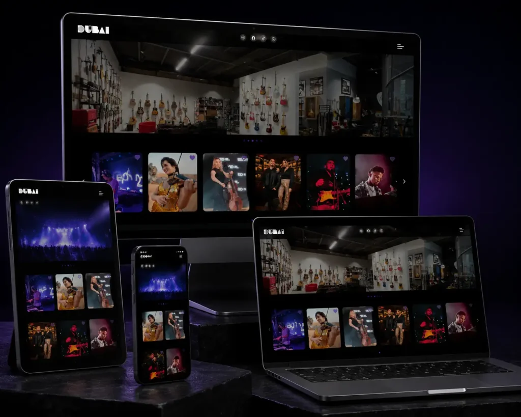 Dubai Music Mockup