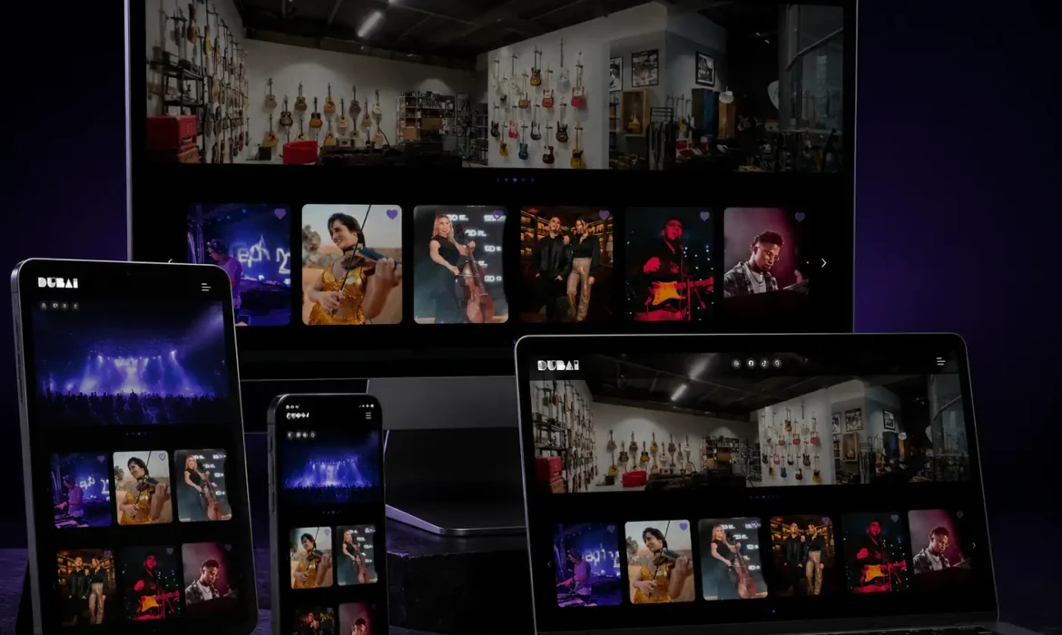 Dubai Music Mockup